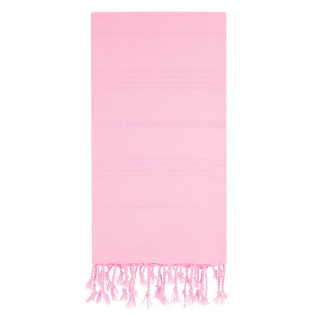 4 Light Pink Beach Bath Towels - 100% Turkish Cotton - Citizens of the Beach